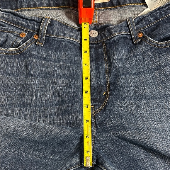 Levi's “Boyfriend” Straight Leg Blue Jeans - Picture 9 of 11